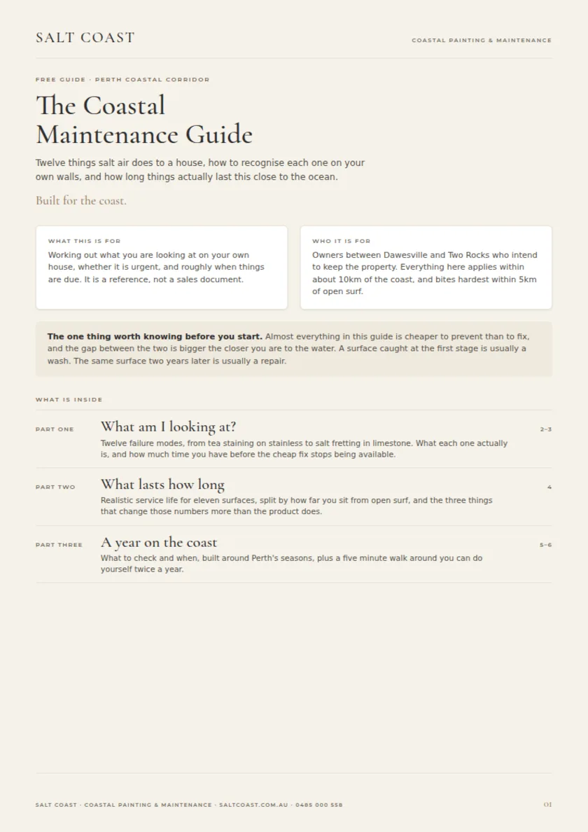 Cover of The Coastal Maintenance Guide