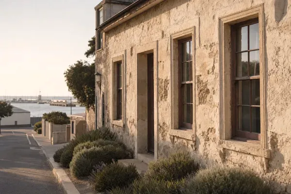 Heritage limestone near Fremantle Harbour