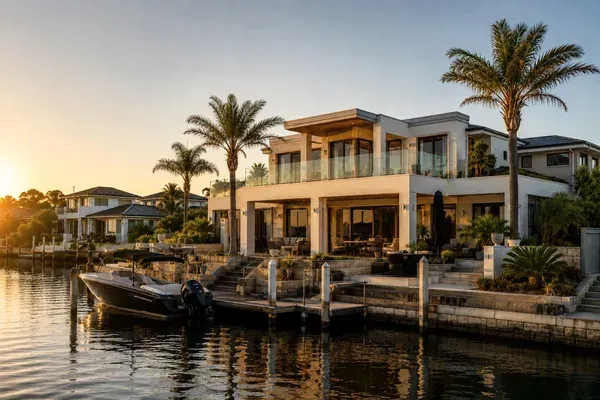 Waterfront home on the Mandurah canals