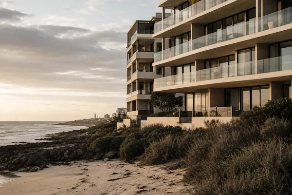 Beachfront apartments at Scarborough