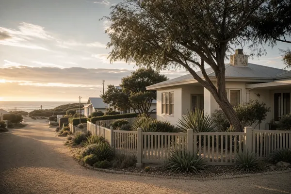 Established beach-town home a street back from the sand at Silver Sands