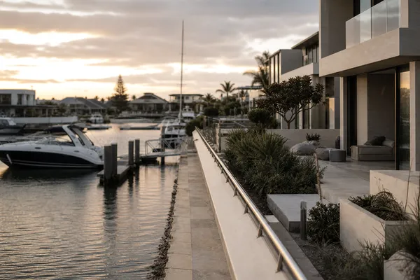 Marina-front homes at Port Coogee, Cockburn