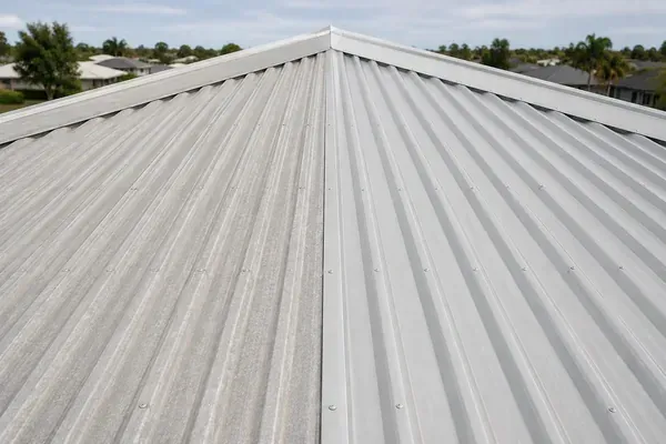 Freshly restored Colorbond metal roof on a coastal WA home